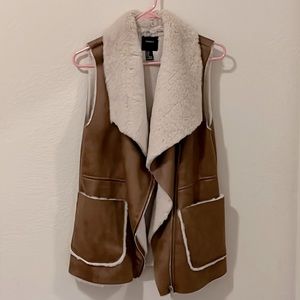 Fur and Leather Vest